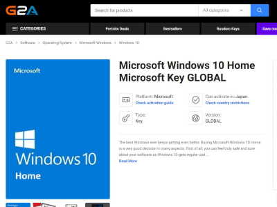 G2AでWindowsのプロダクトキーを購入してライセンス認証してみました