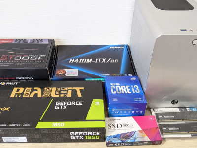 10万円以下で作る小型ゲーミングPC（Core i3-10100F、GeForce GTX 1650