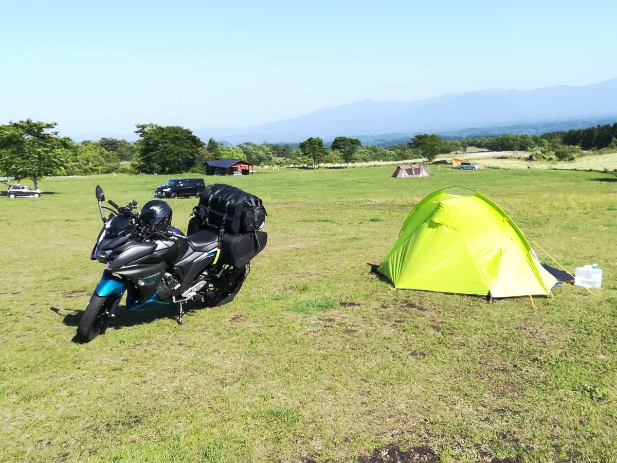FAZER25でソロキャンプツーリング「ボイボイキャンプ場」｜OAR STYLE