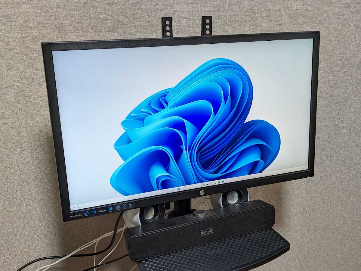 HP V28 4Kモニター（モニターアーム無し） HP V28 4K Monitor - Computer Monitor with 28-inch Diagonal